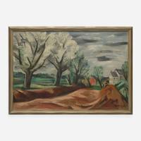 Bror Julius Olsson Nordfeldt (American, 1878–1955) Spring Landscape