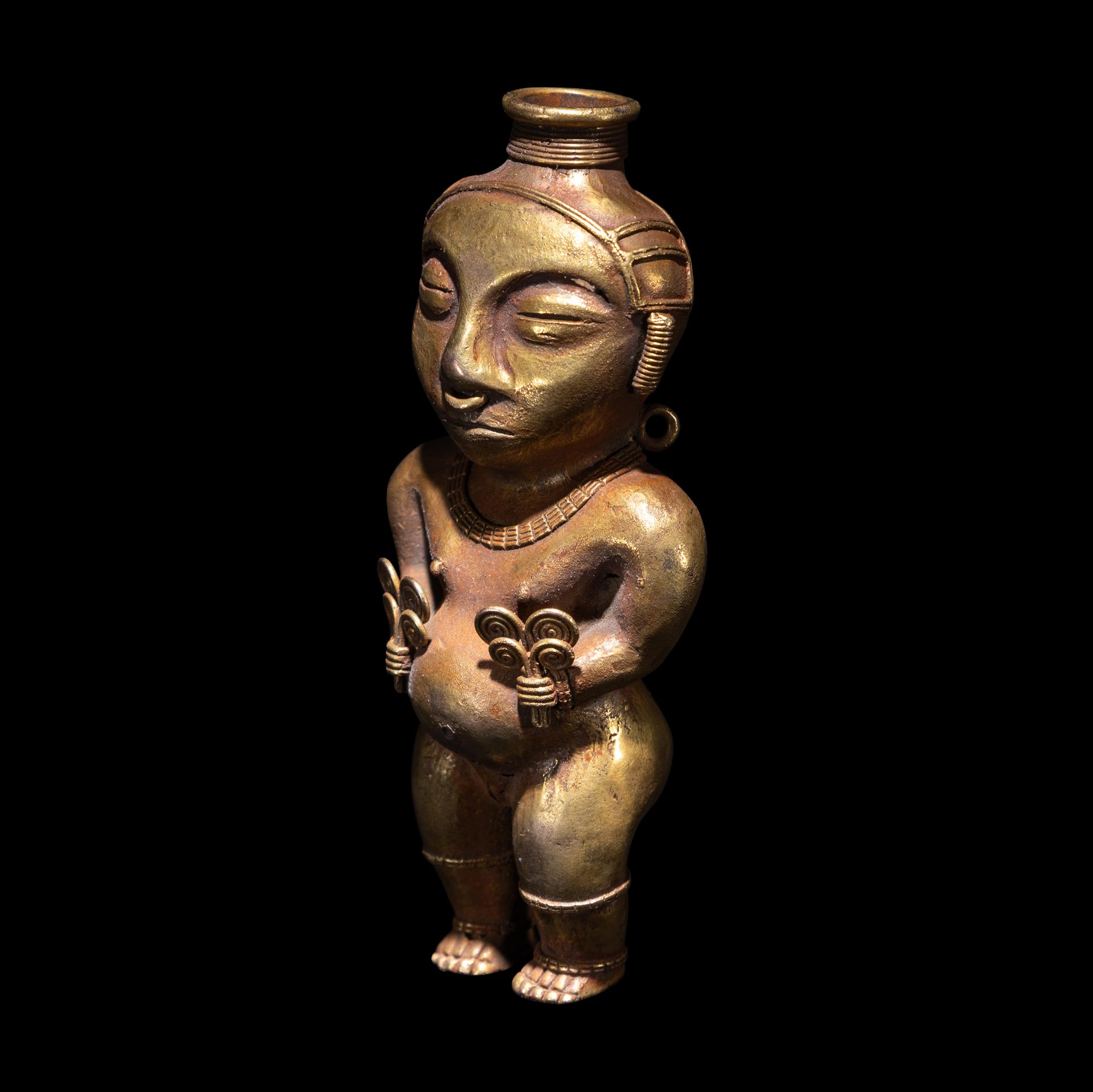 A Quimbaya Tumbaga Figure
