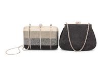 Two Judith Leiber Crystal Minaudière Clutches - One Formerly Owned by Elizabeth Taylor