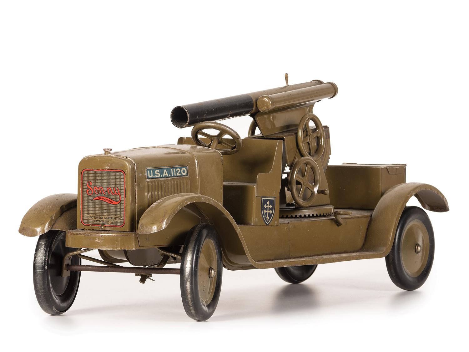 A Sonny Pressed Steel Anti-Aircraft Truck