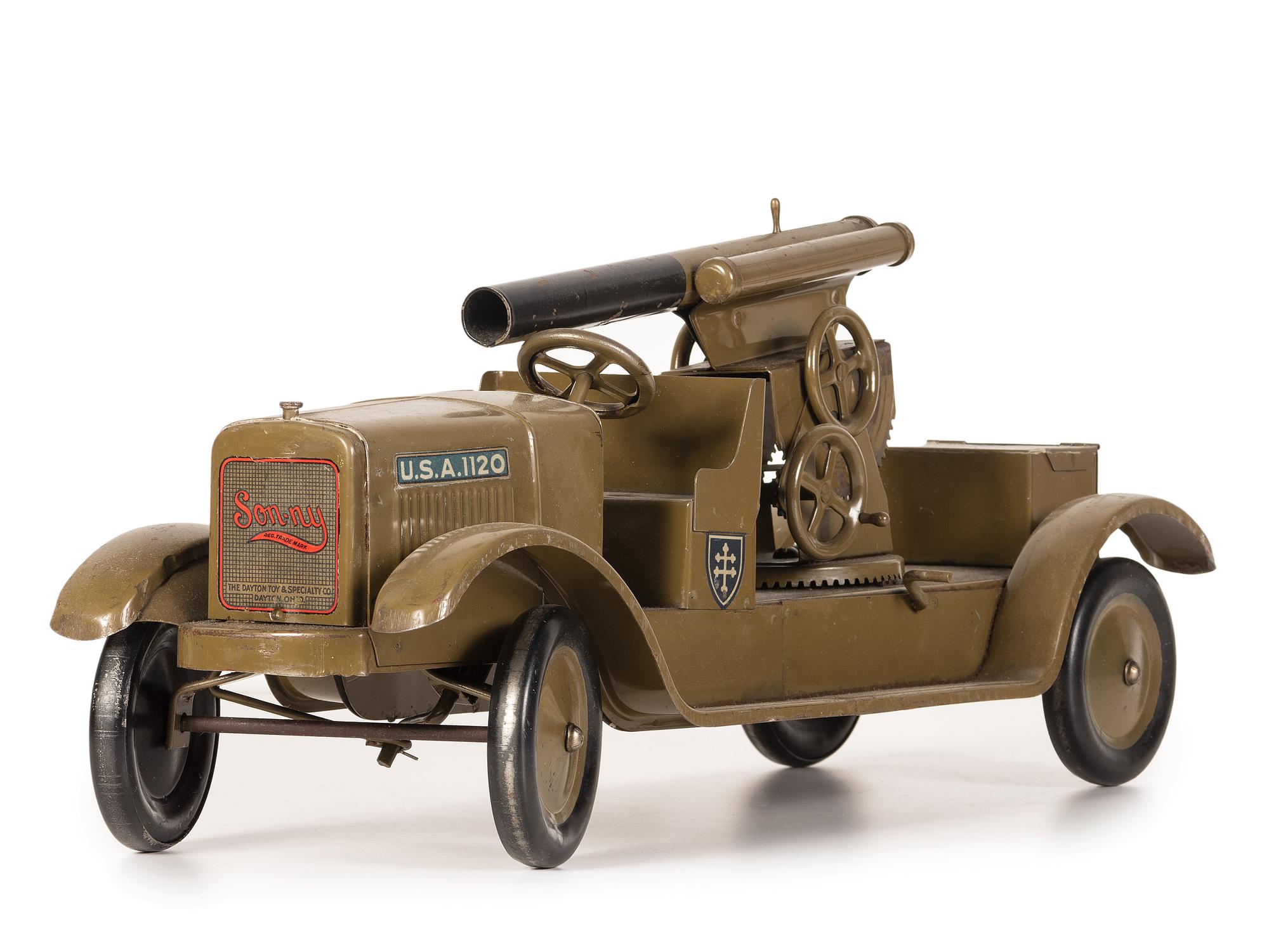 A Sonny Pressed Steel Anti-Aircraft Truck