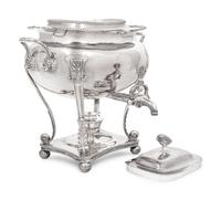 An English Silver-Plate Tea Urn
