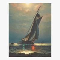 James Gale Tyler (American, 1855–1931) Sailing at Night