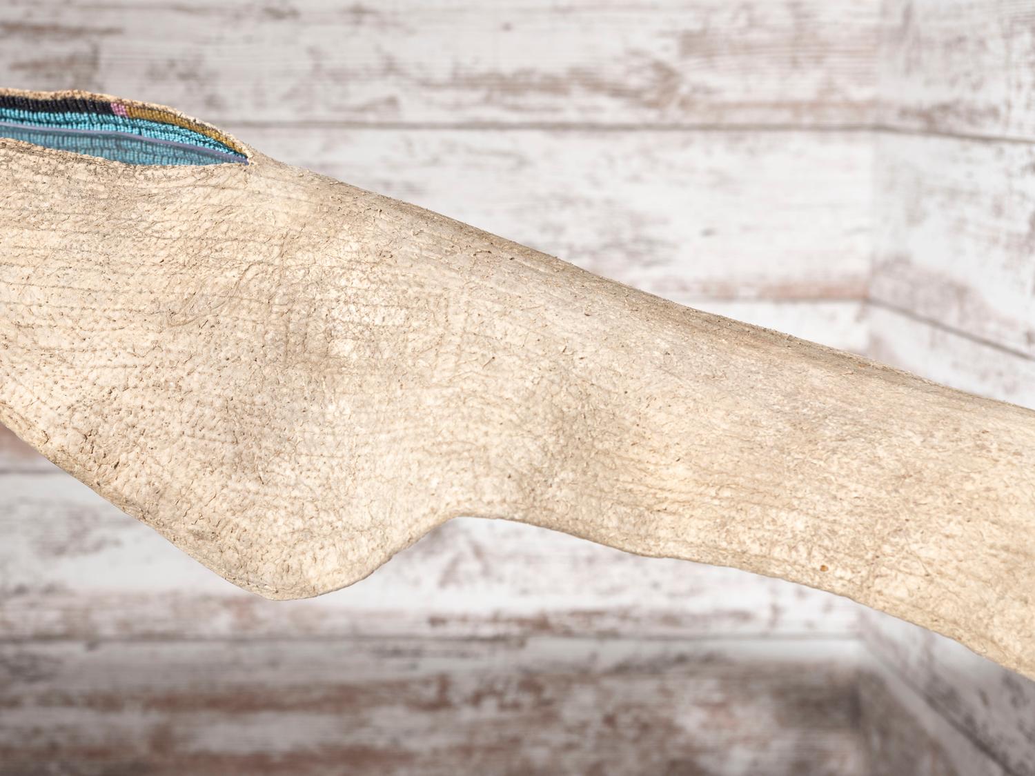 Cheyenne Beaded Buffalo Hide Dress Yoke