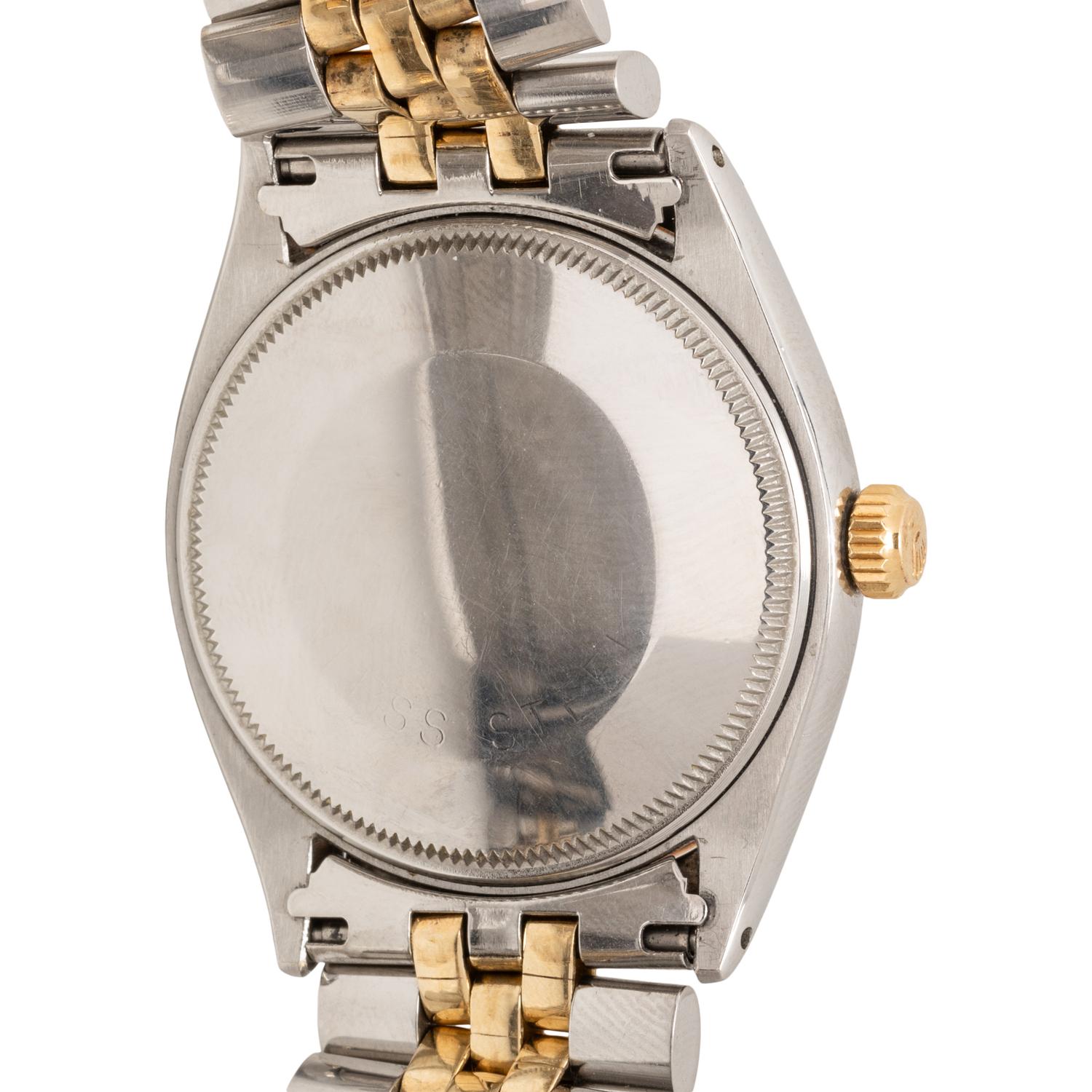 ROLEX, REF. 1003 STAINLESS STEEL AND 14K YELLOW GOLD 'OYSTER PERPETUAL' WATCH