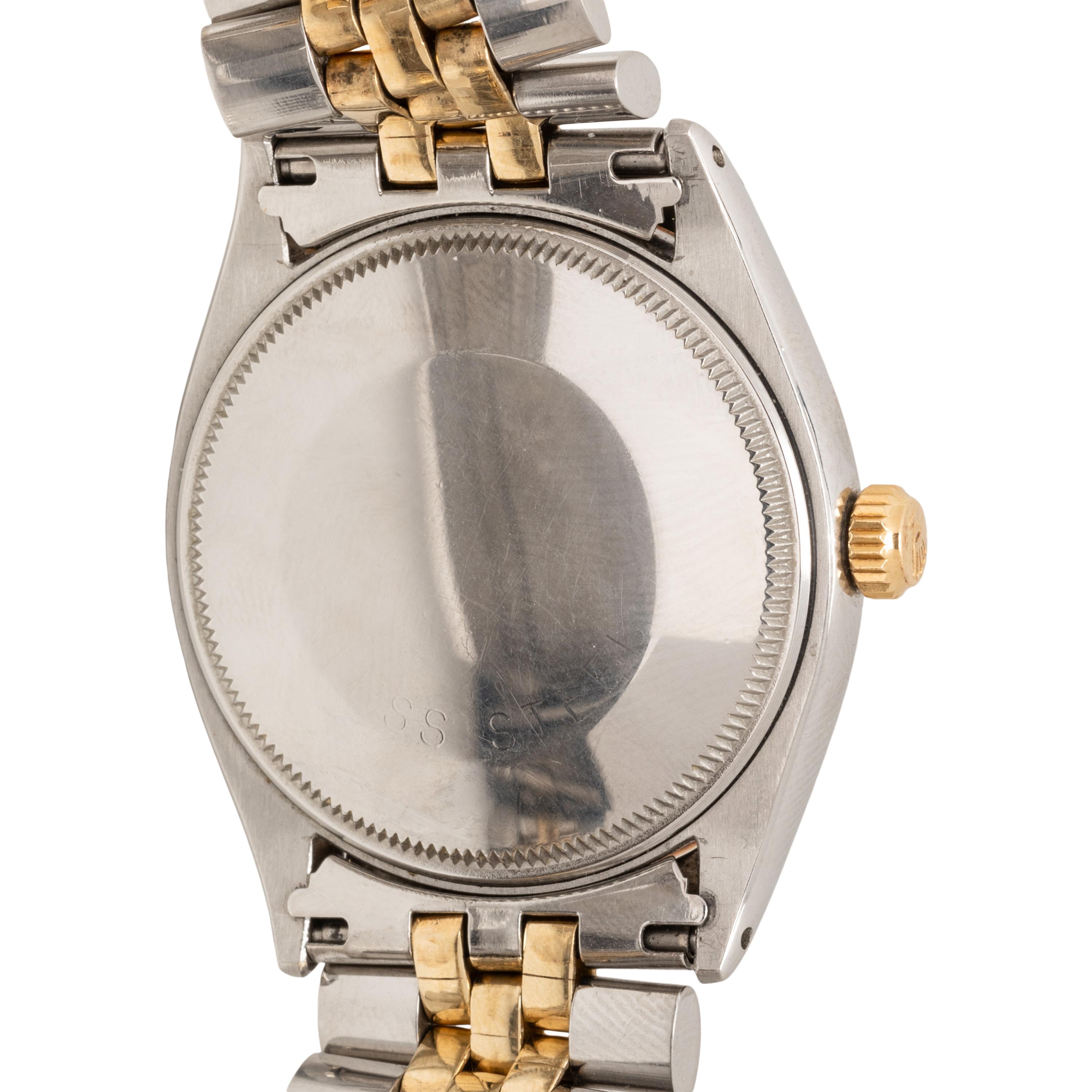 ROLEX, REF. 1003 STAINLESS STEEL AND 14K YELLOW GOLD 'OYSTER PERPETUAL' WATCH