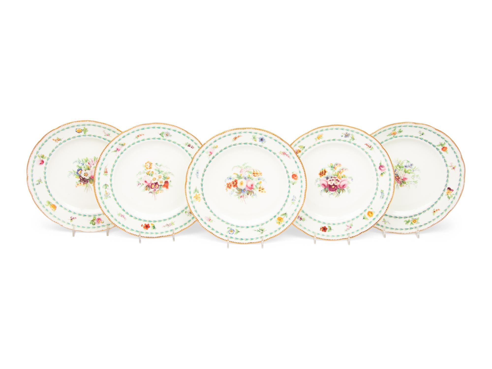 A Continental Porcelain Dessert Service