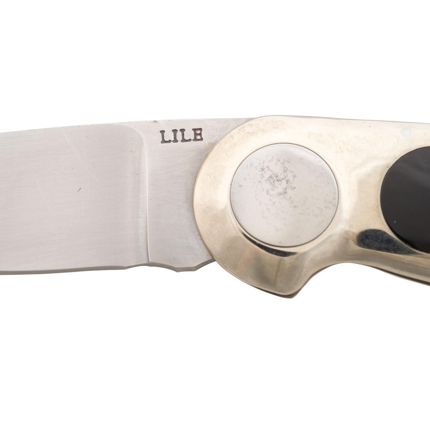 Jimmy Lile Button Folding Knife, No Dot Mark, # 007