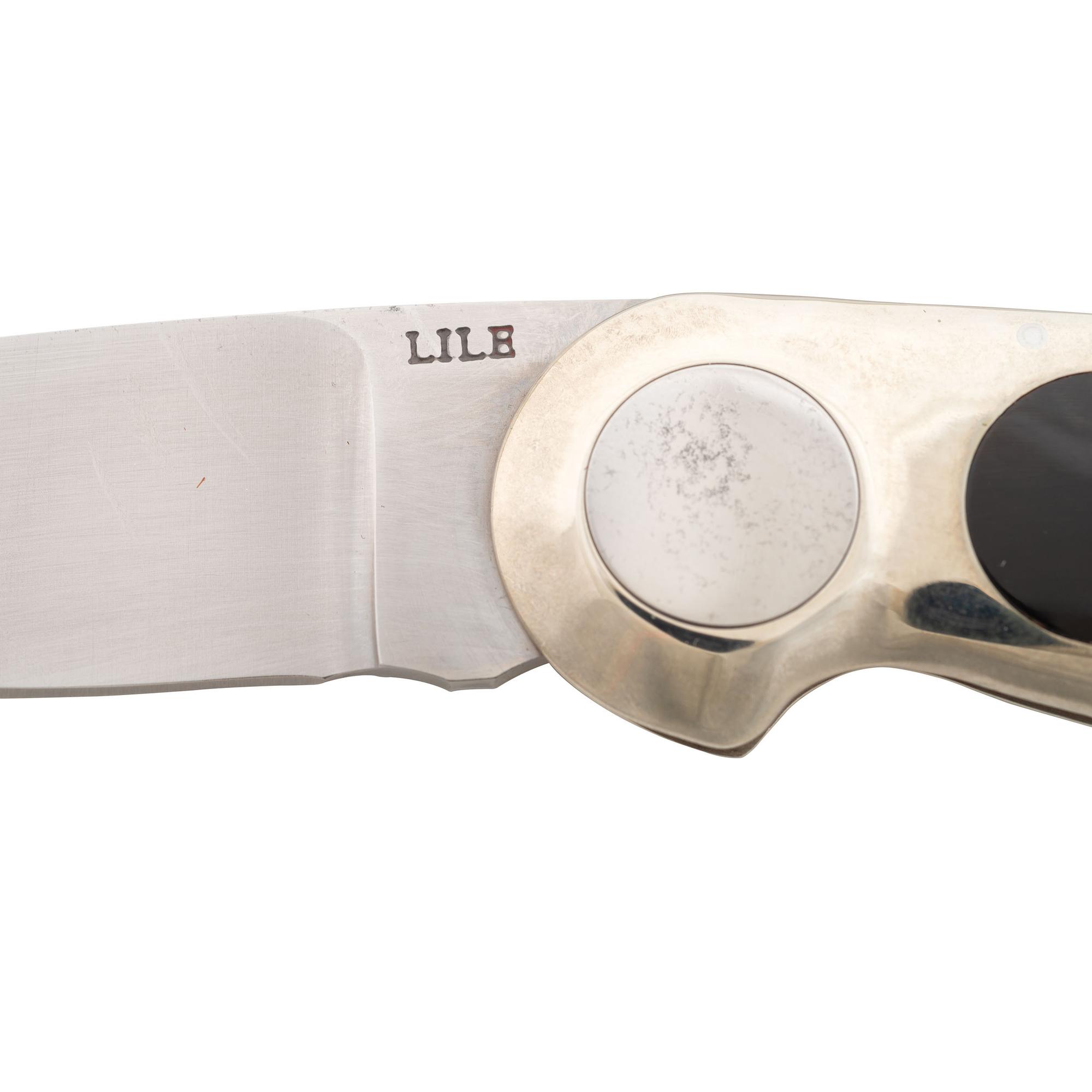 Jimmy Lile Button Folding Knife, No Dot Mark, # 007