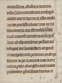 [MANUSCRIPT LEAVES -- BIBLES]. A group of 3 manuscript leaves on vellum, matted together, comprising: