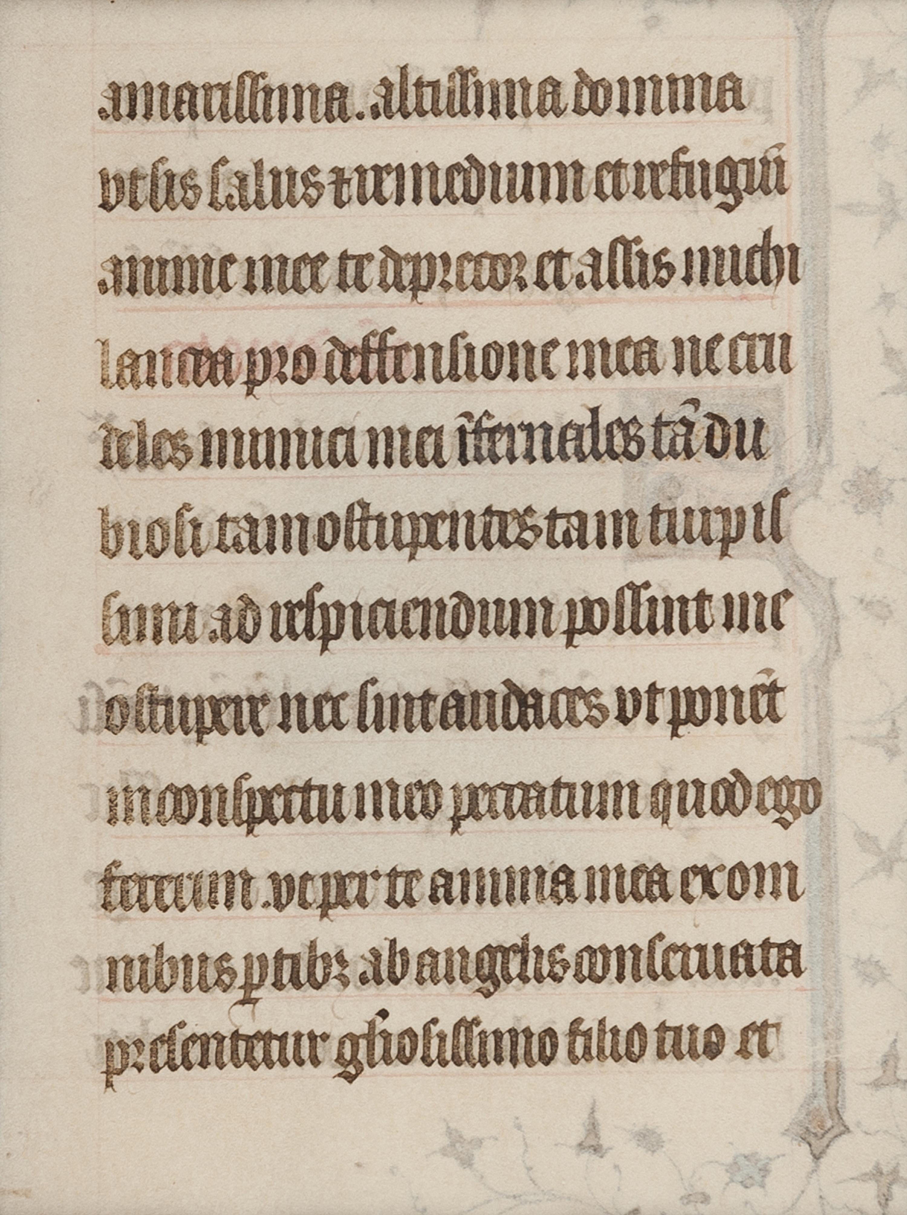 [MANUSCRIPT LEAVES -- BIBLES]. A group of 3 manuscript leaves on vellum, matted together, comprising:
