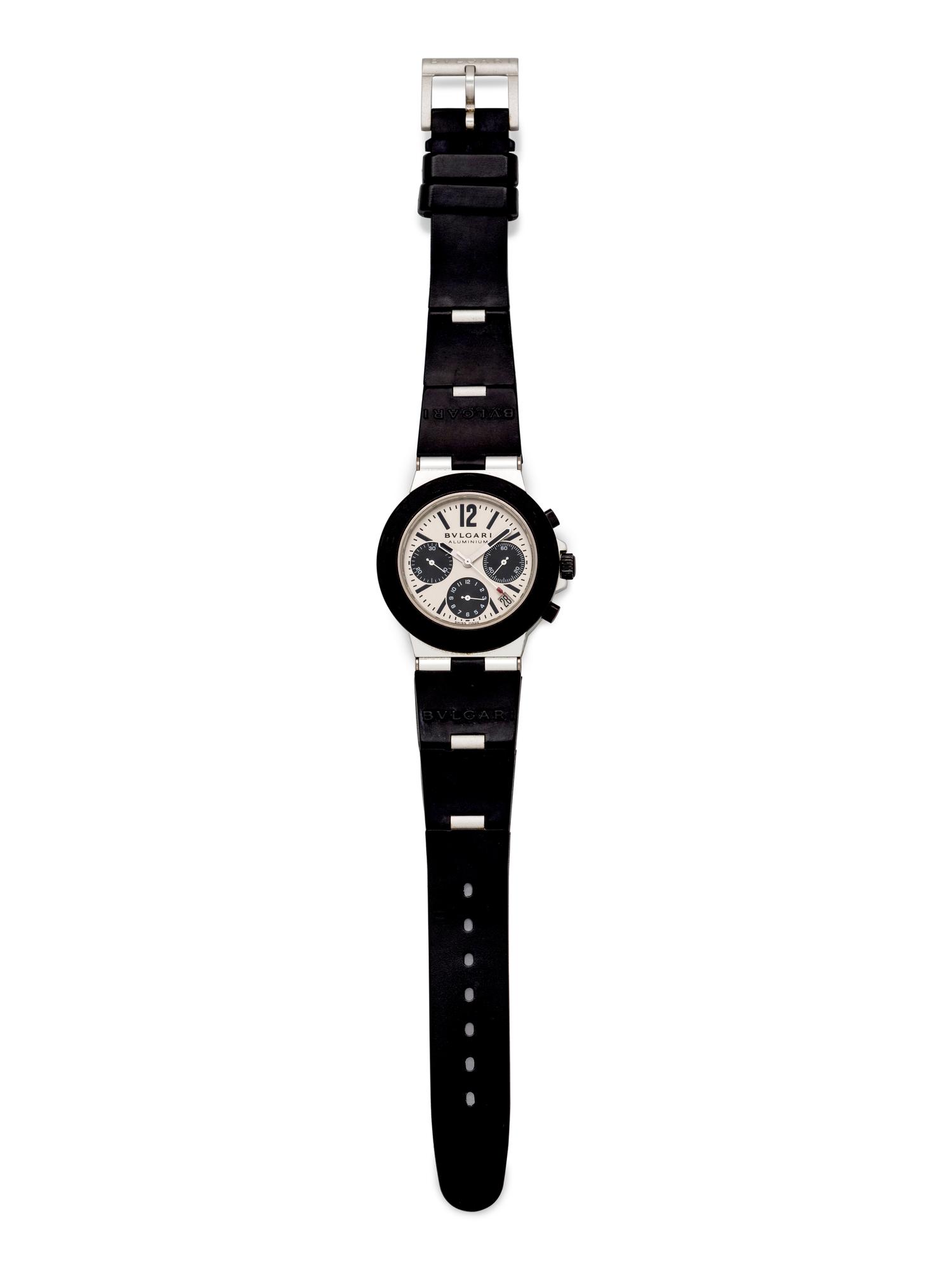 Bvlgari, Aluminum Ref. AC.38TA 'Diagano' Chronograph Wristwatch