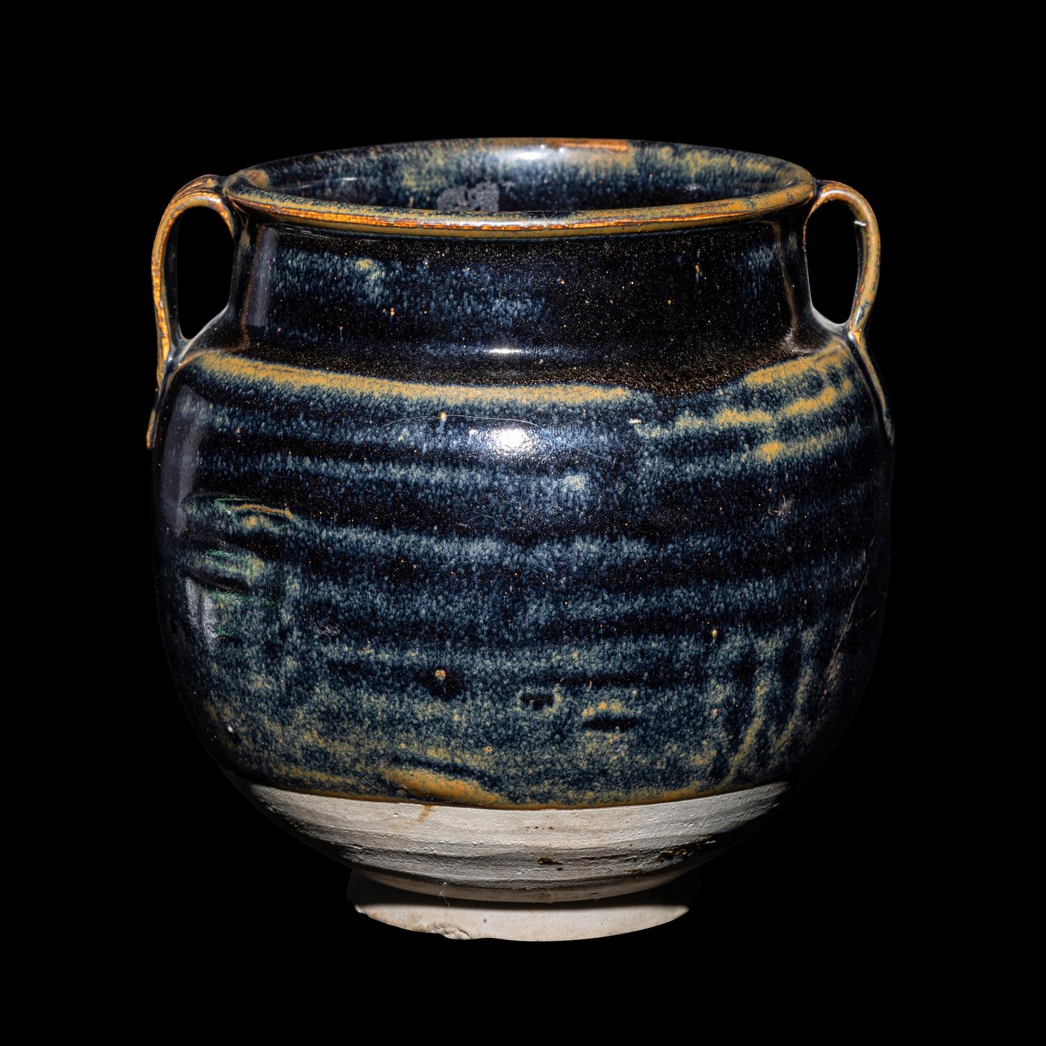 A Chinese Black Glazed Jar
