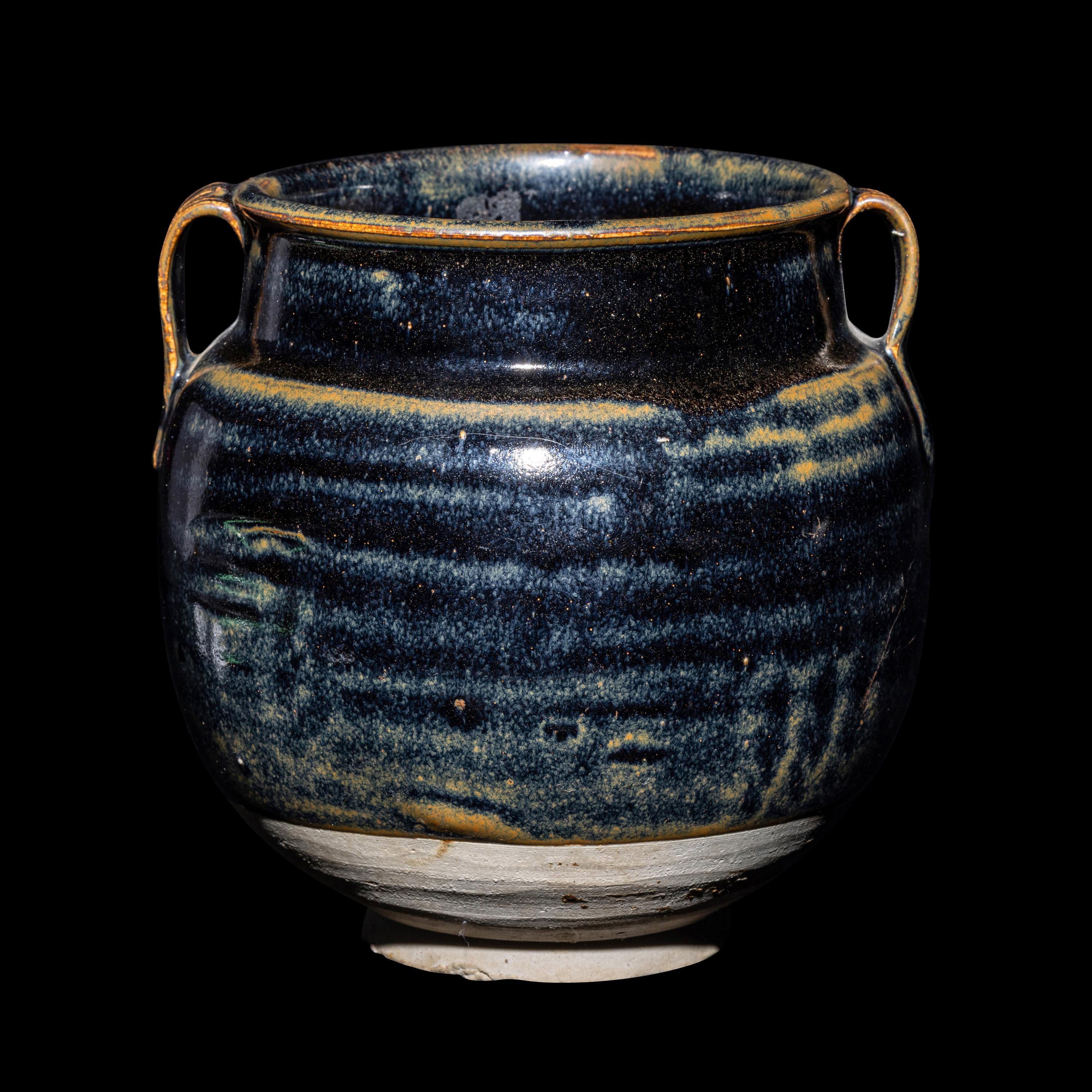 A Chinese Black Glazed Jar