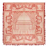 A Cotton and Wool Jacquard Coverlet