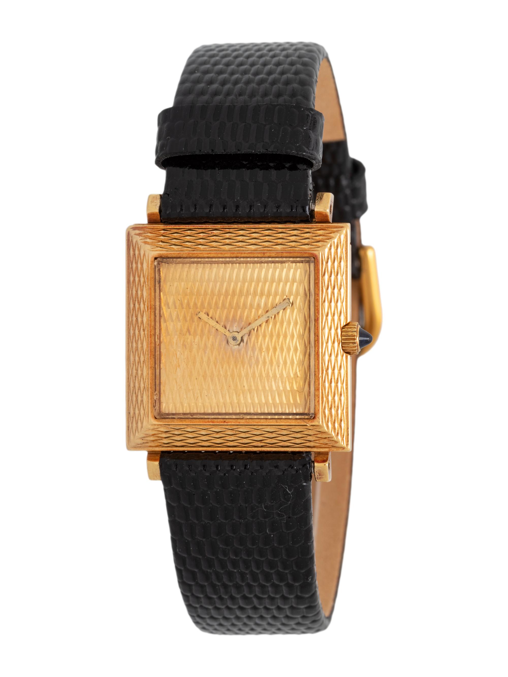 BOUCHERON, 18K YELLOW GOLD WRISTWATCH