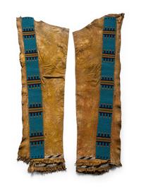 Assiniboine Beaded Hide Leggings