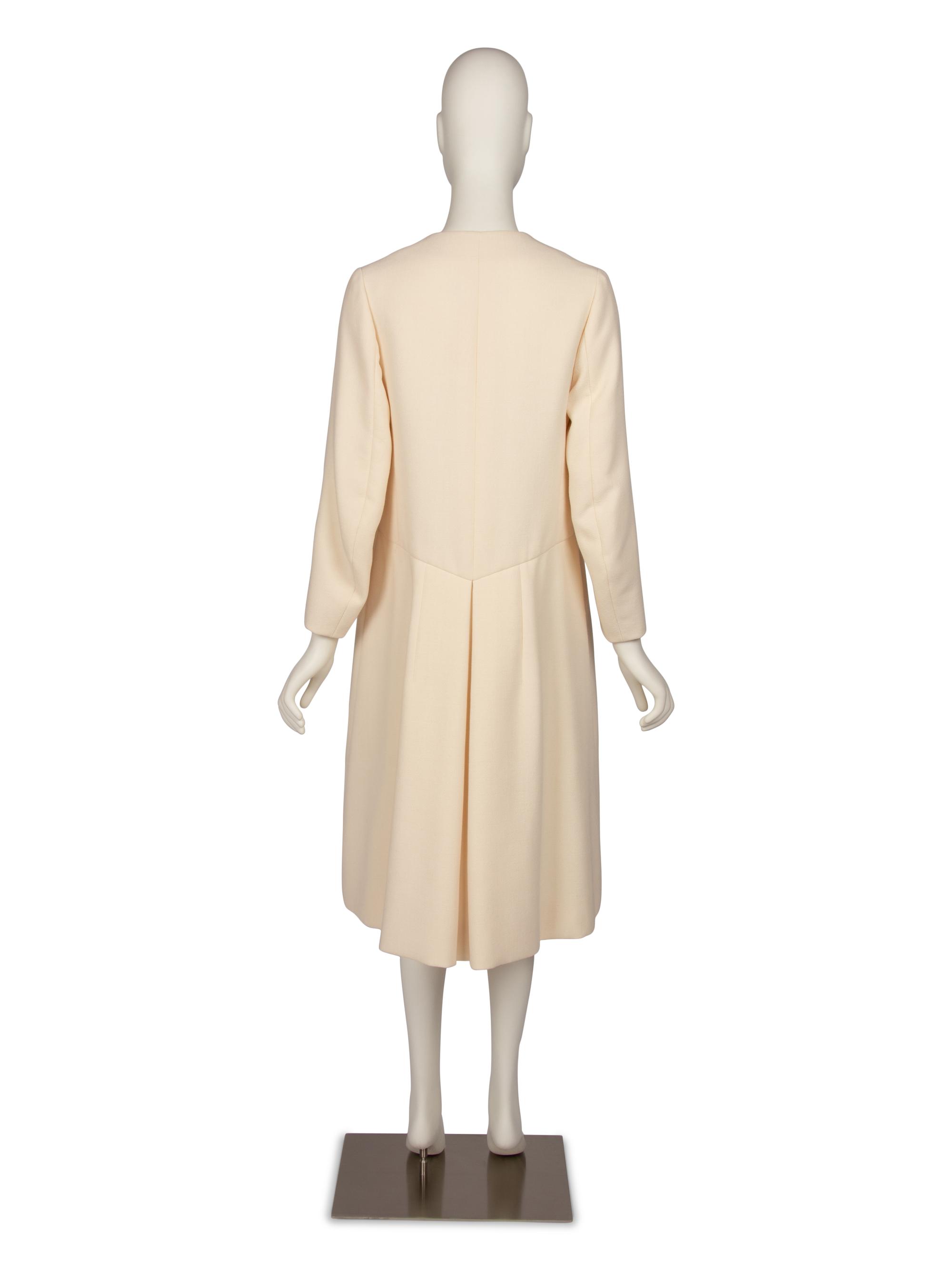 Christian Dior Haute Couture Cream Wool Coat, Autumn/Winter 2014