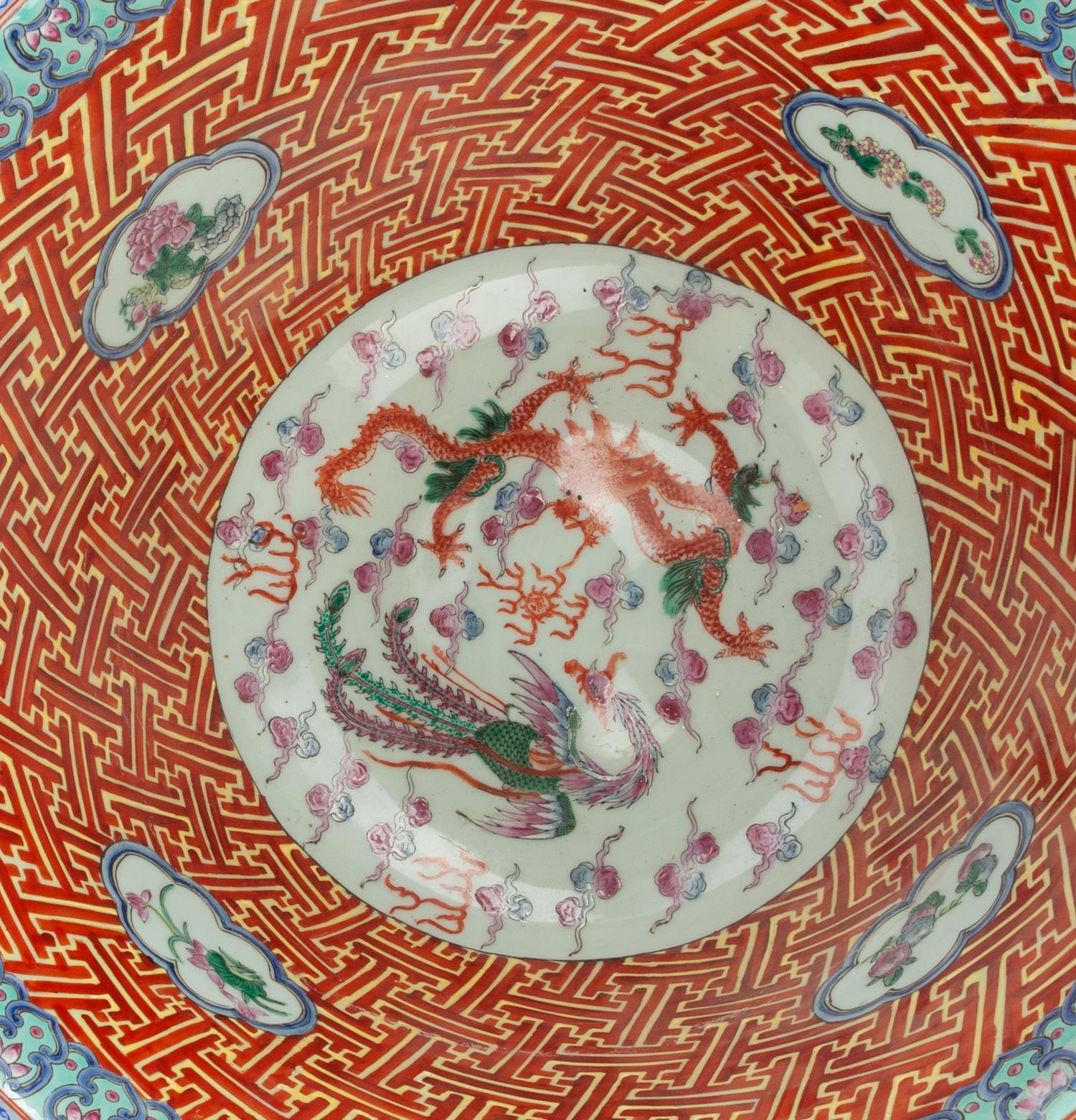 A Chinese Export Porcelain Fishbowl on Stand