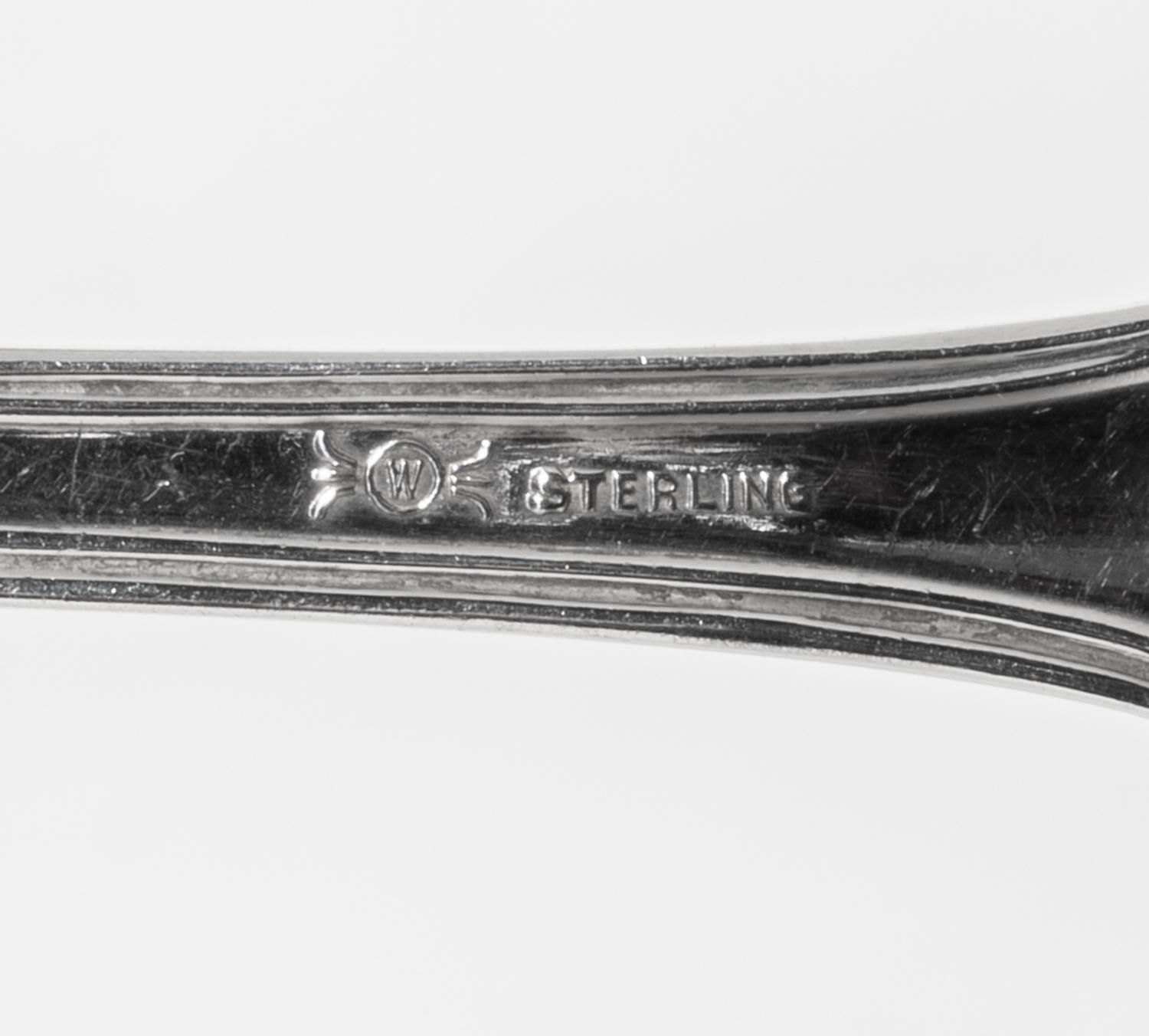 An American Silver Flatware Service