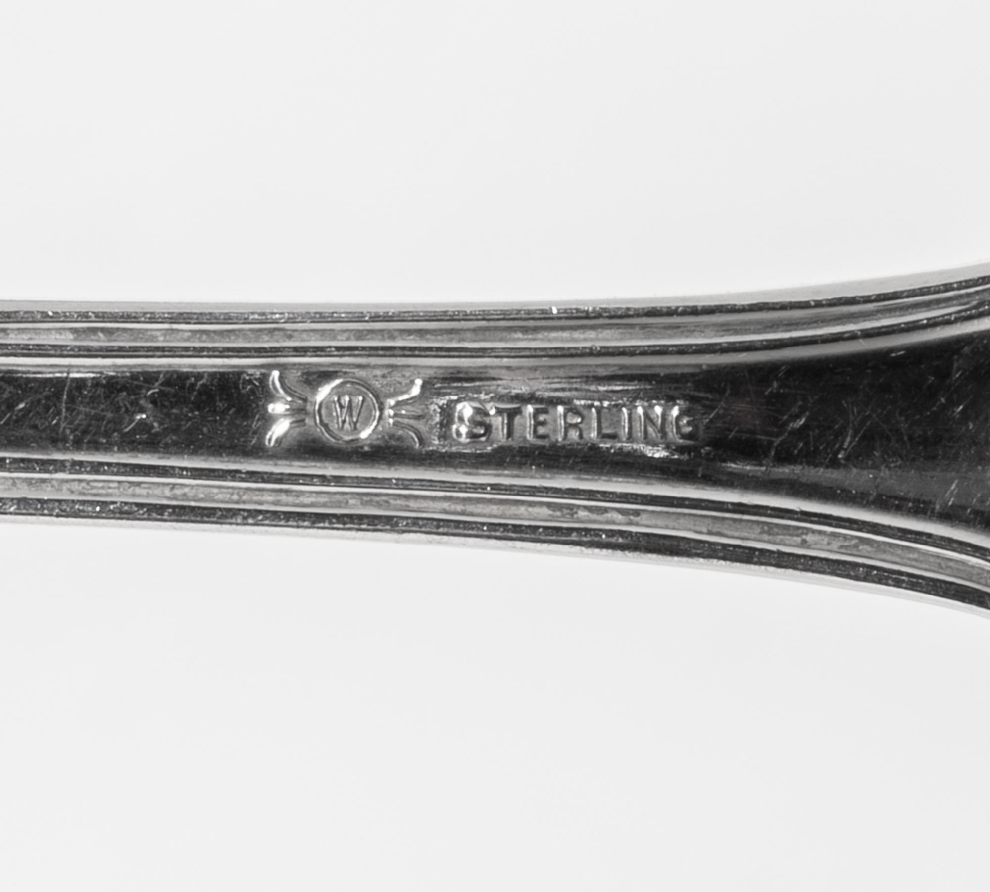 An American Silver Flatware Service