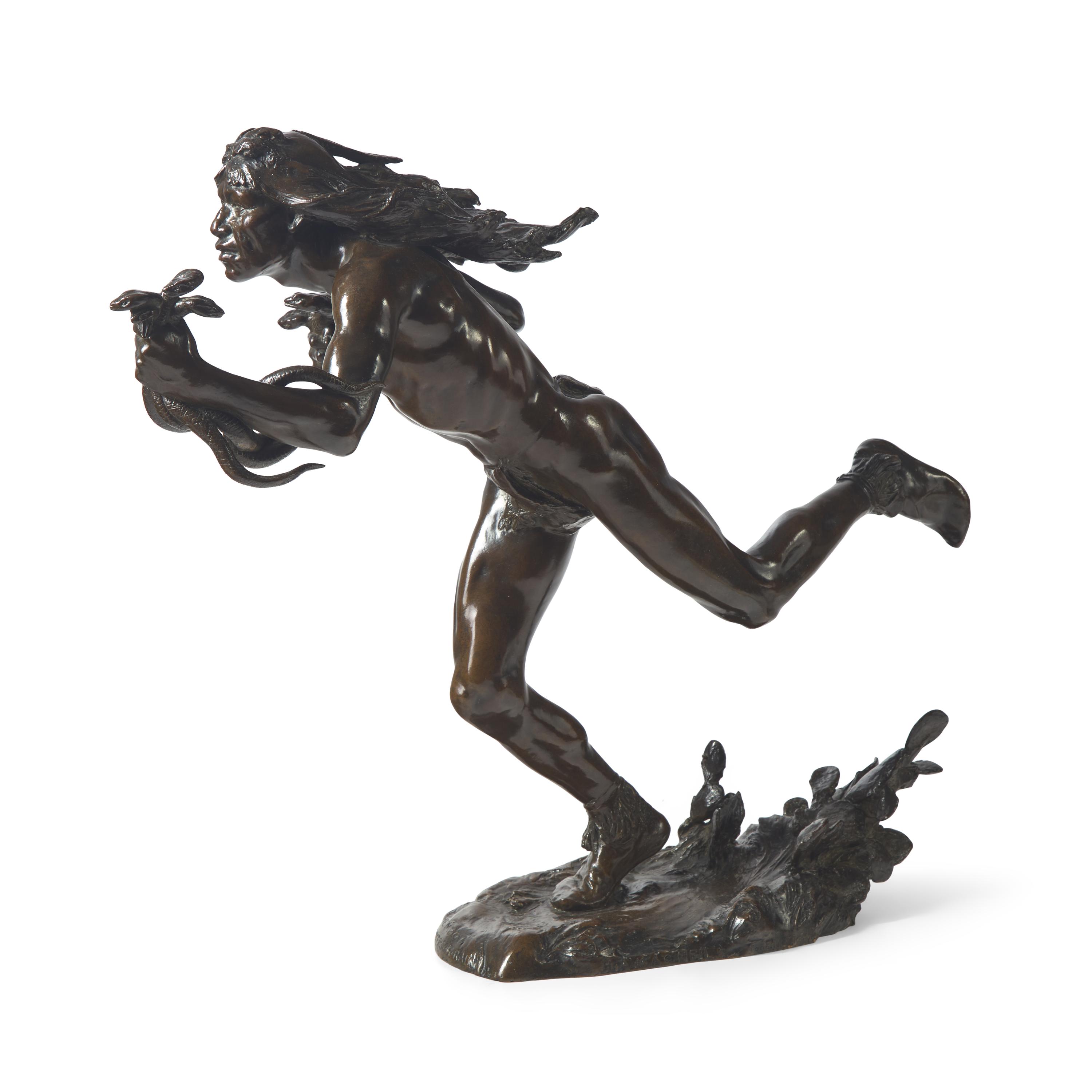 Hermon Atkins MacNeil (American, 1866-1947) — The Moqui Prayer for Rain (The Returning of the Snakes), modeled 1895-96; cast ca. 1897