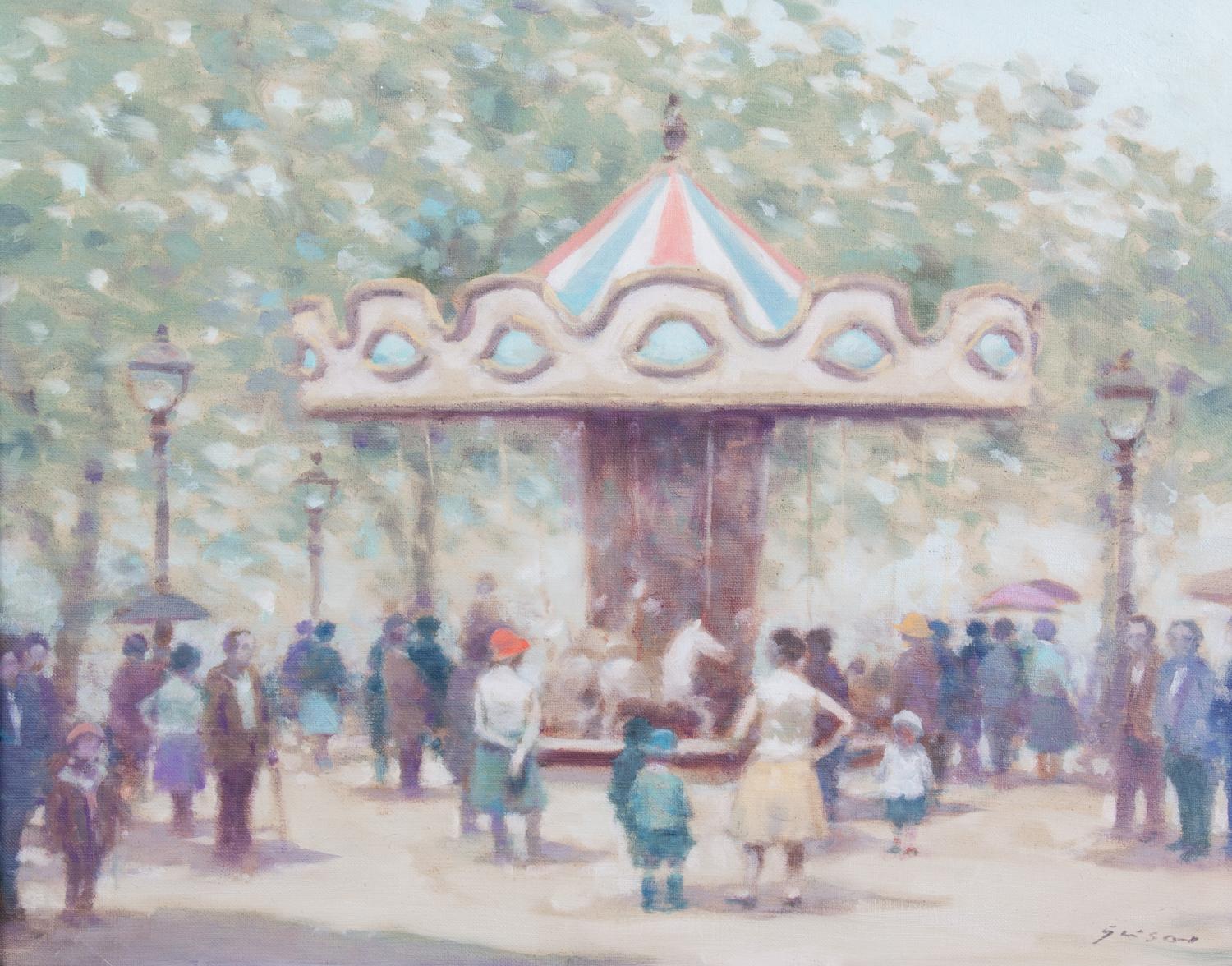 Andre Gisson, (American, 1921-2003), Carousel