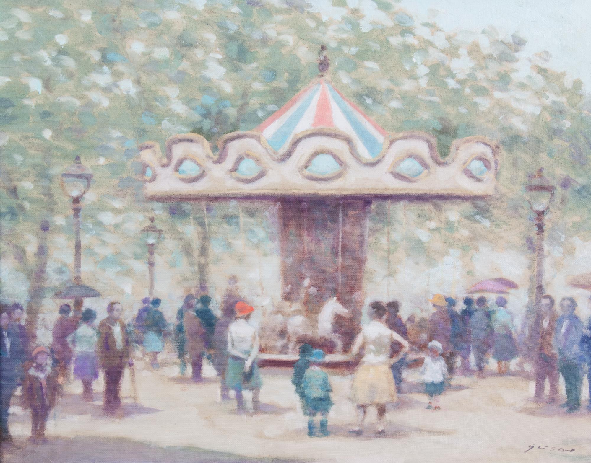 Andre Gisson, (American, 1921-2003), Carousel