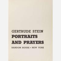 [Literature] Stein, Gertrude Group of 2 Inscribed Titles