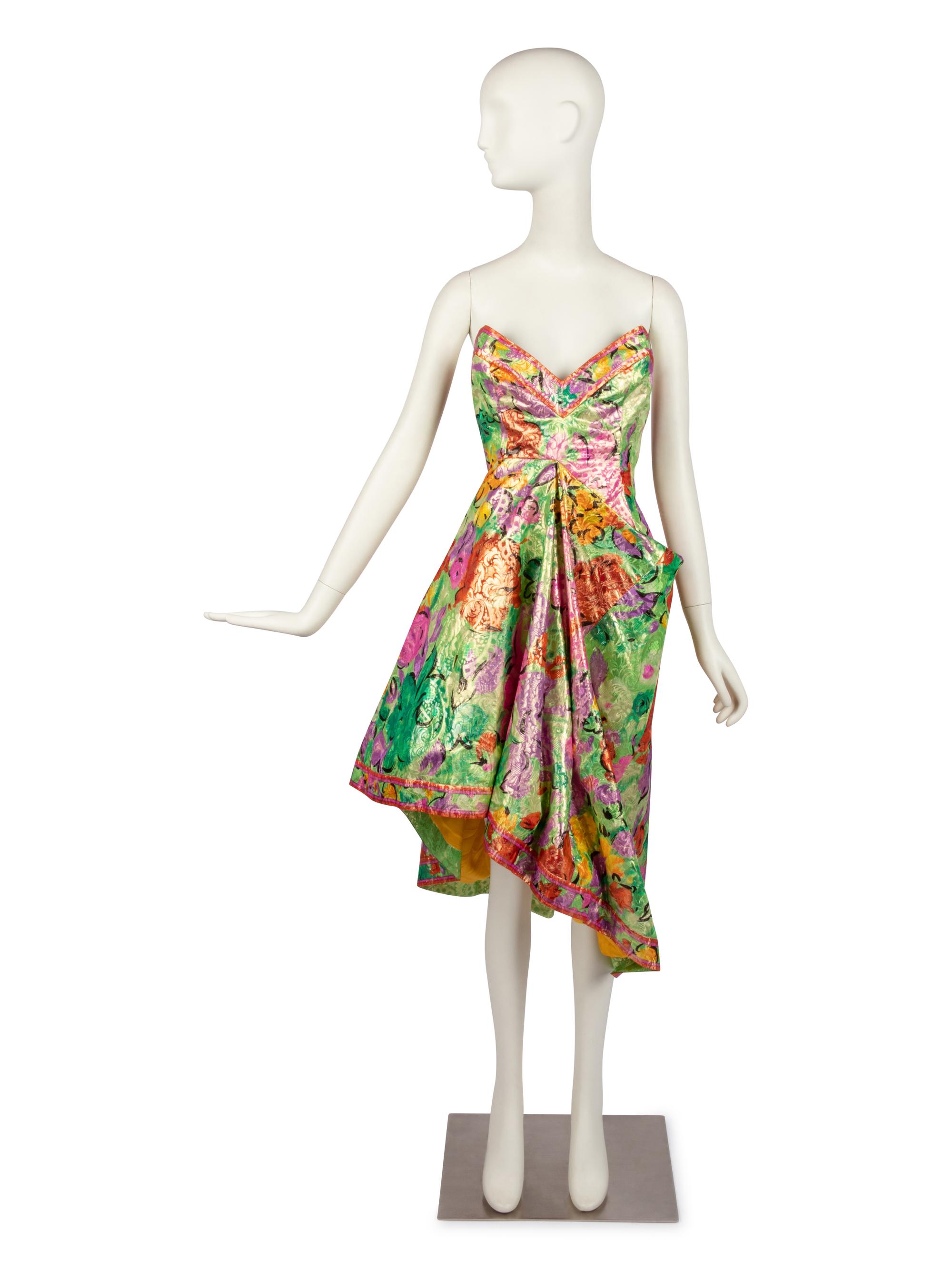 Leonard Strapless Dress, 1980s