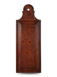 An English Carved Oak Slide-Lid Candlebox