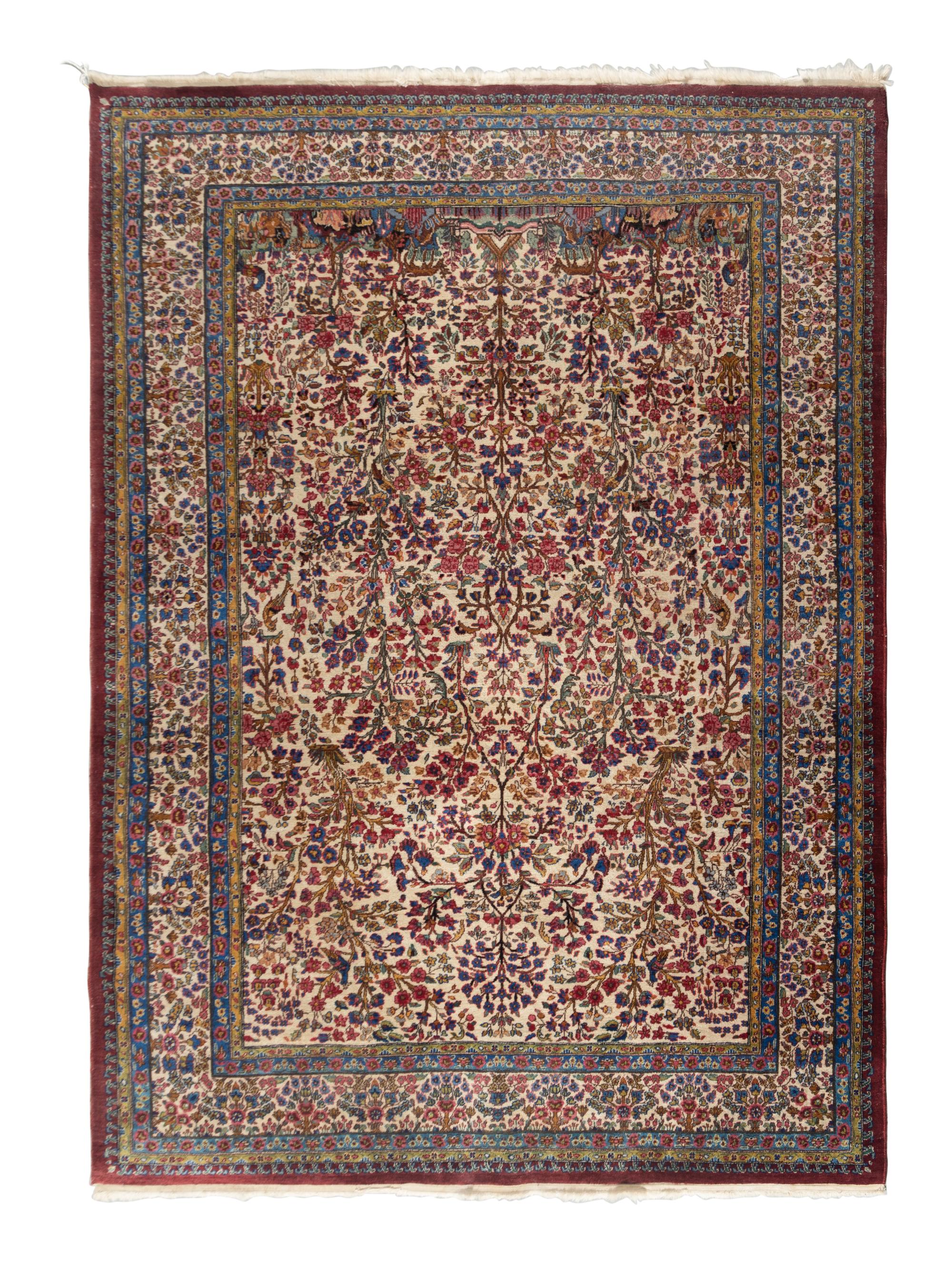 A Kirman Wool Rug