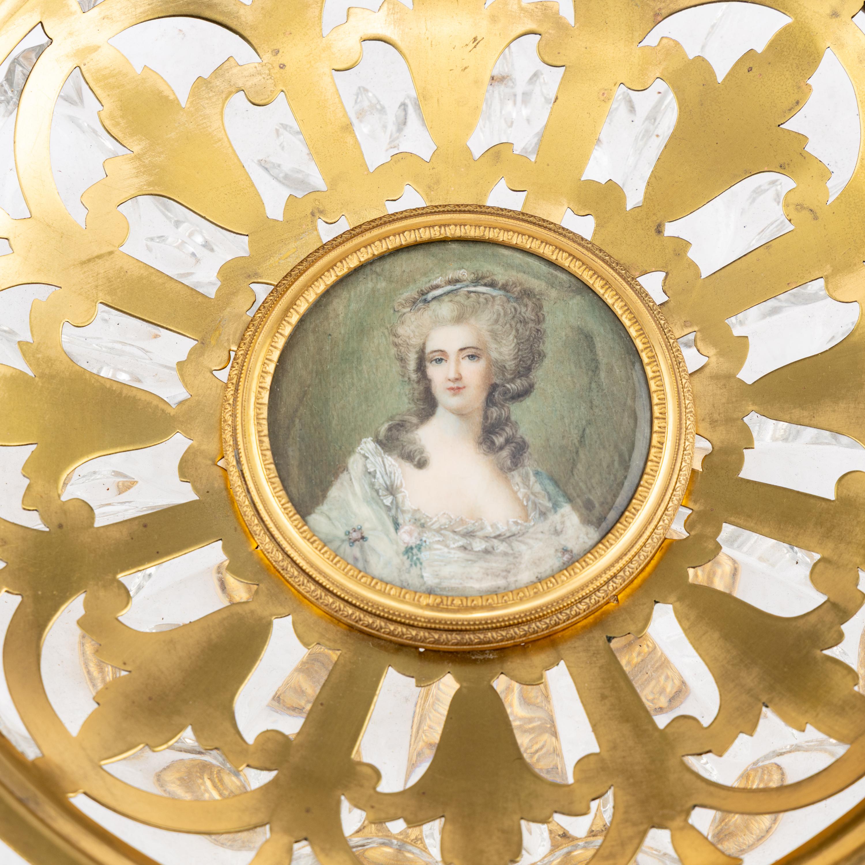 An English Gilt Brass and Cut Glass Centerpiece Bowl Retailed by Tiffany and Co.