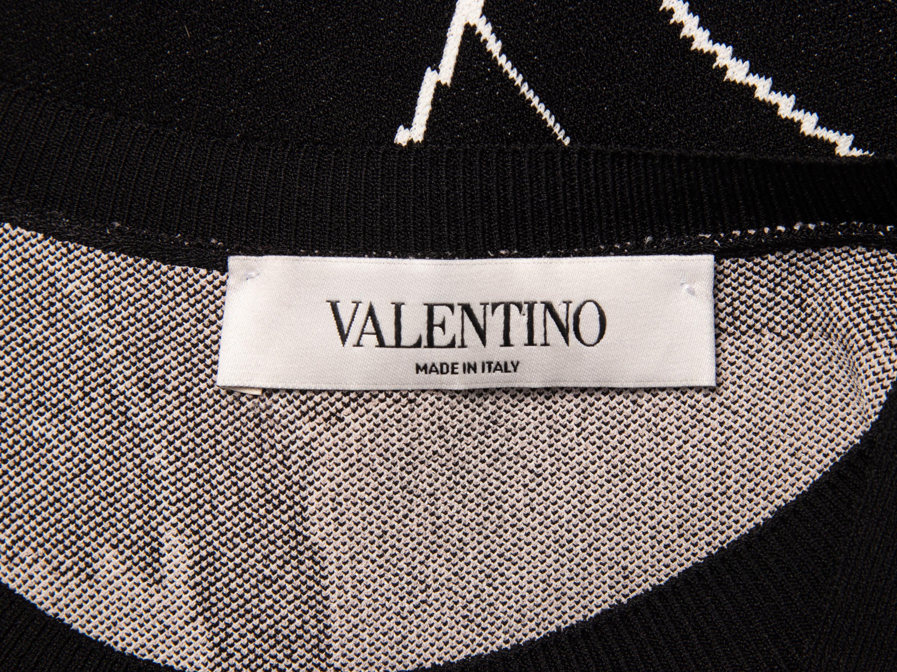 VALENTINO, KNIT PANTHER DRESS