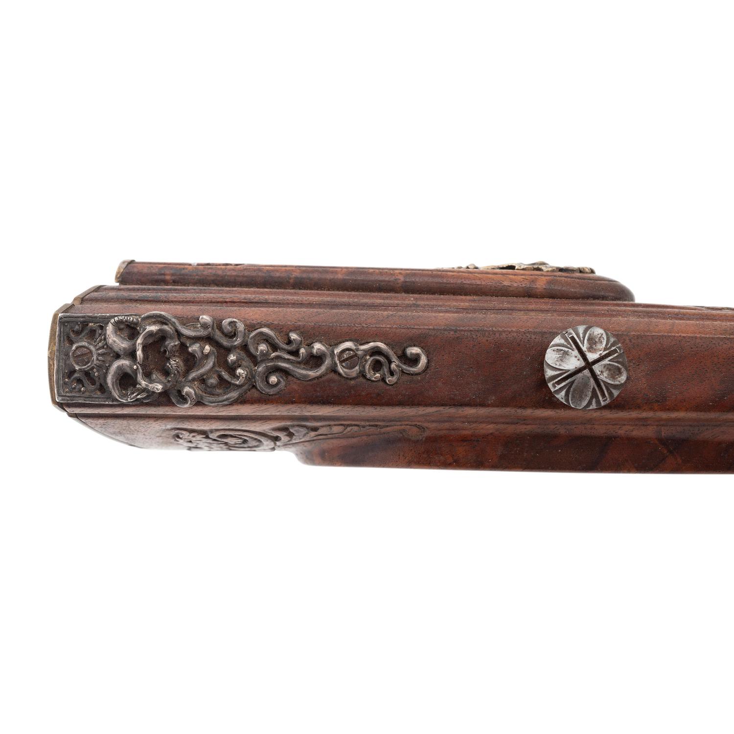 Contemporary Flintlock Viennese Style Jaeger by John B. Derrick (American, b.1936)