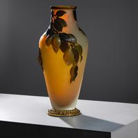 Plum Soufflé Vase, c. 1920
