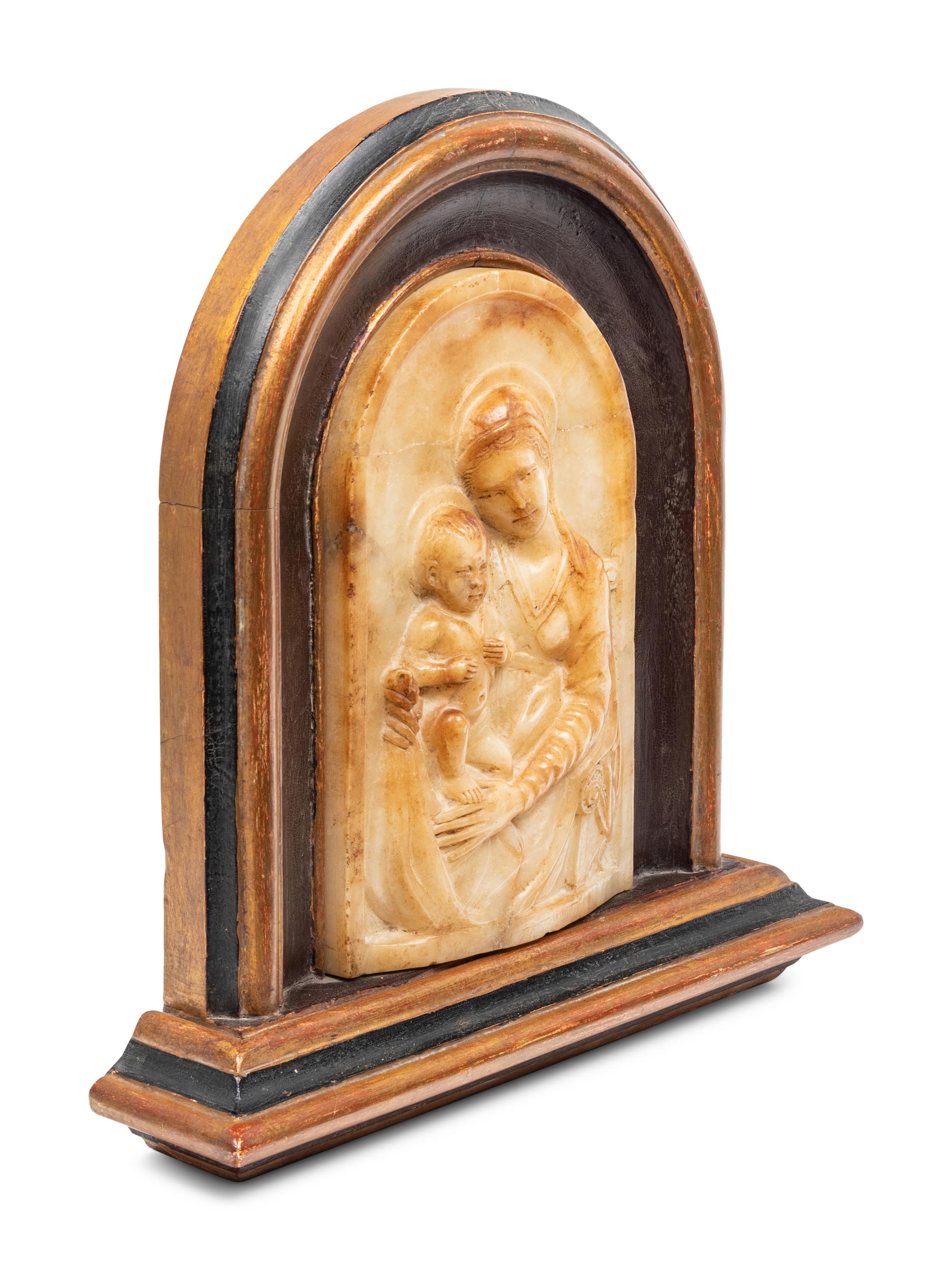 An Italian Alabaster Plaque