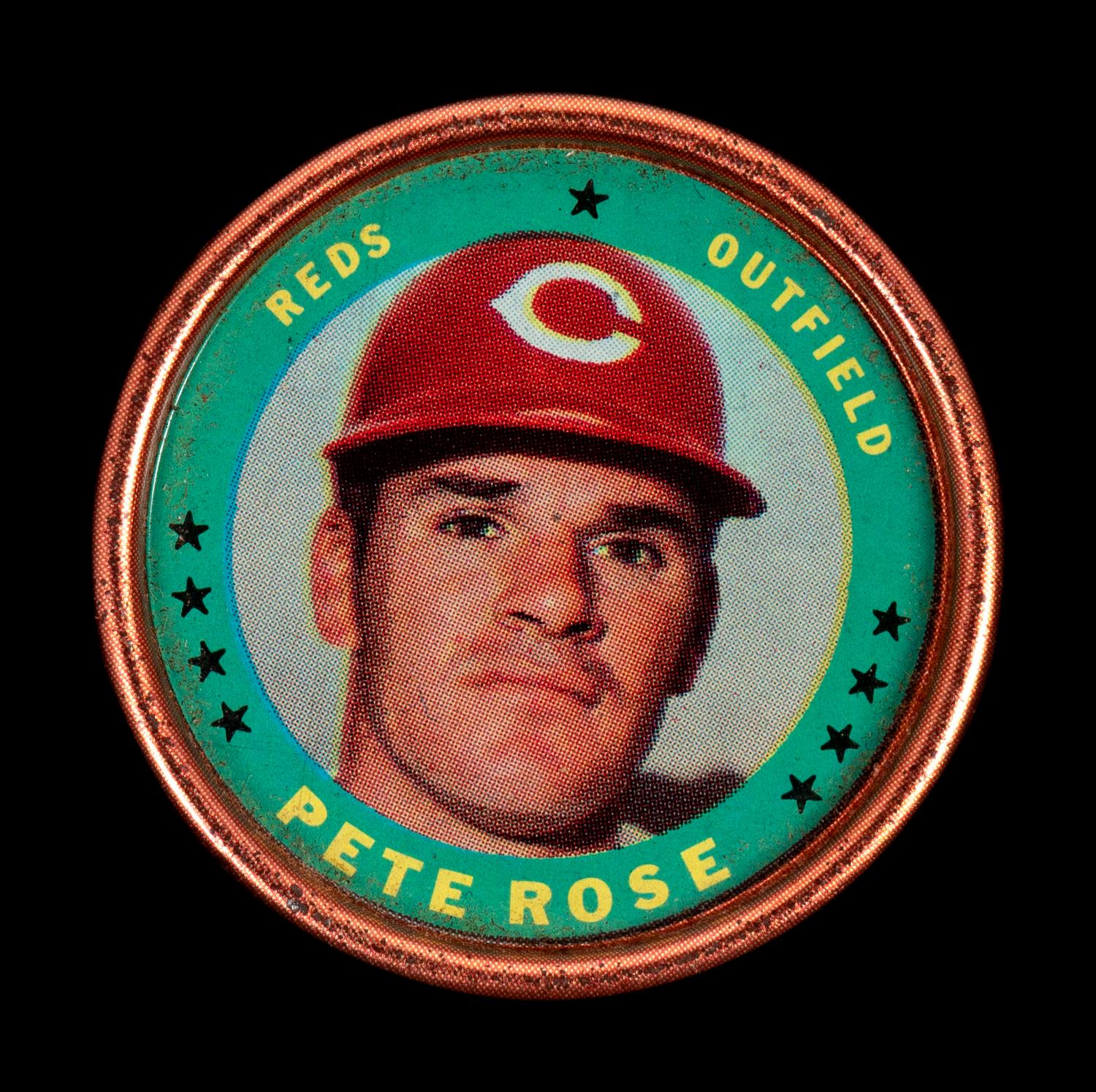 A Group of 44 1960s and 1970s Topps Baseball Coins (Including Willie Mays, Roberto Clemente and Sandy Koufax),
