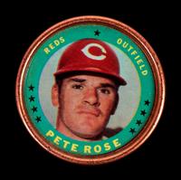 A Group of 44 1960s and 1970s Topps Baseball Coins (Including Willie Mays, Roberto Clemente and Sandy Koufax),