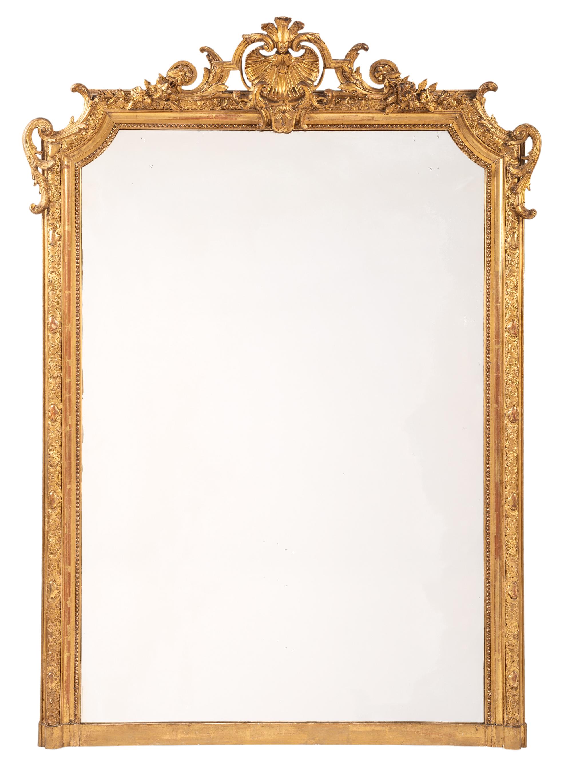 A George III Style Giltwood Mirror