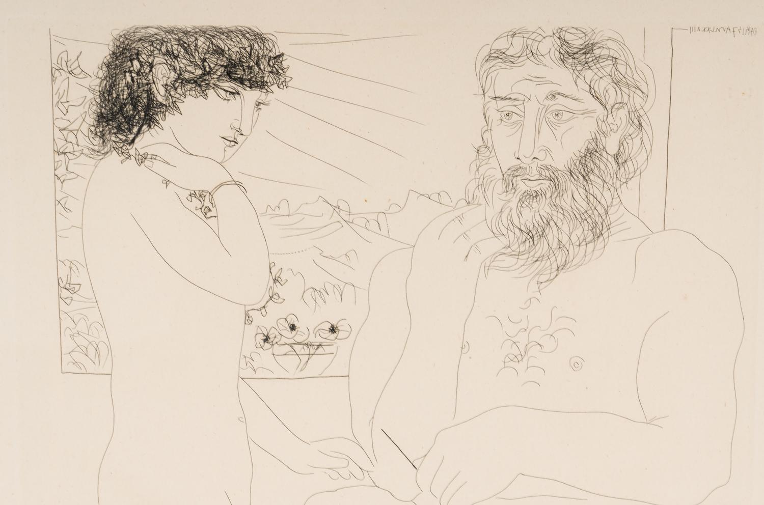 Sculpteur et Modèle debout (from La Suite Vollard )