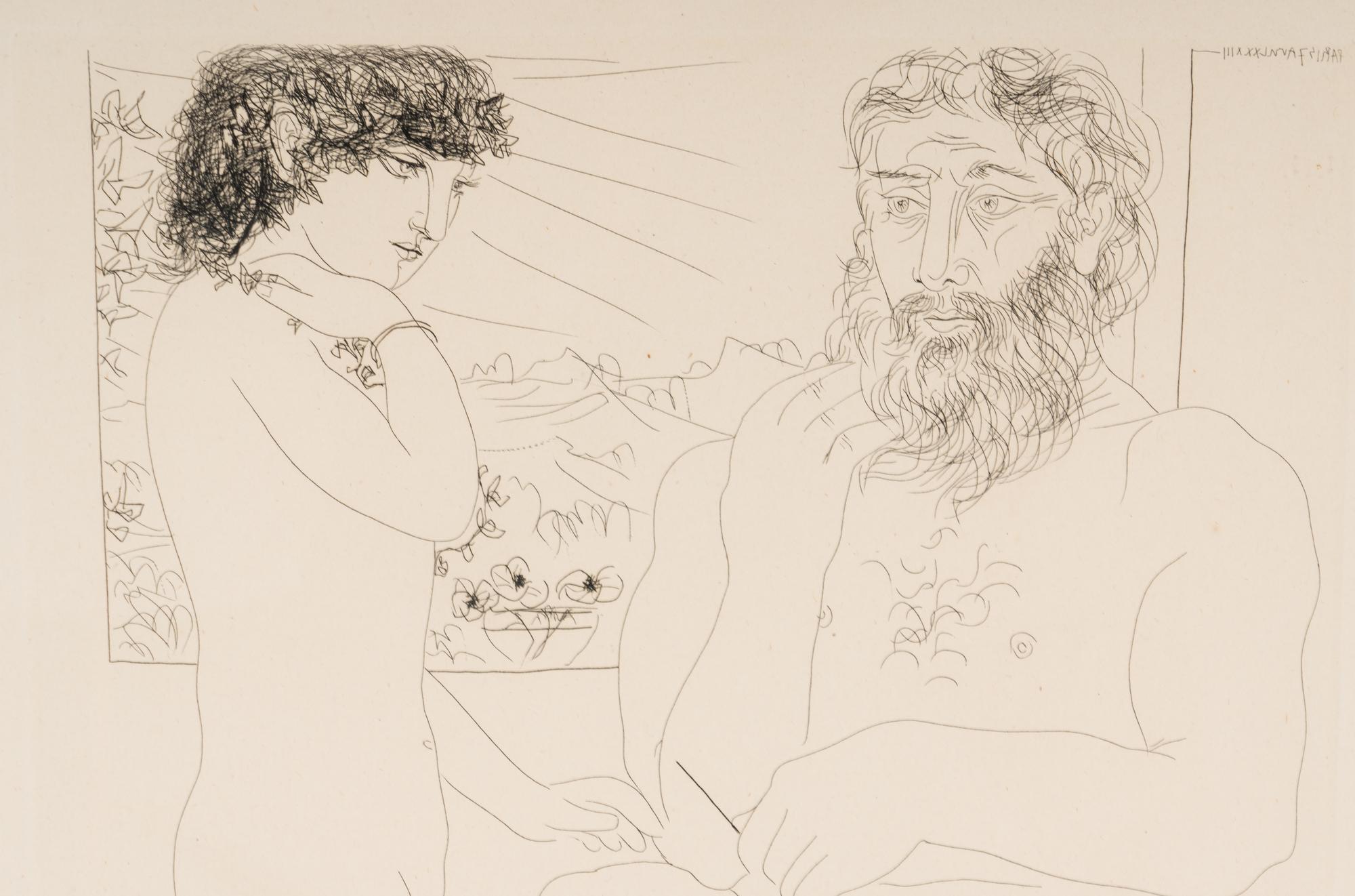 Sculpteur et Modèle debout (from La Suite Vollard )
