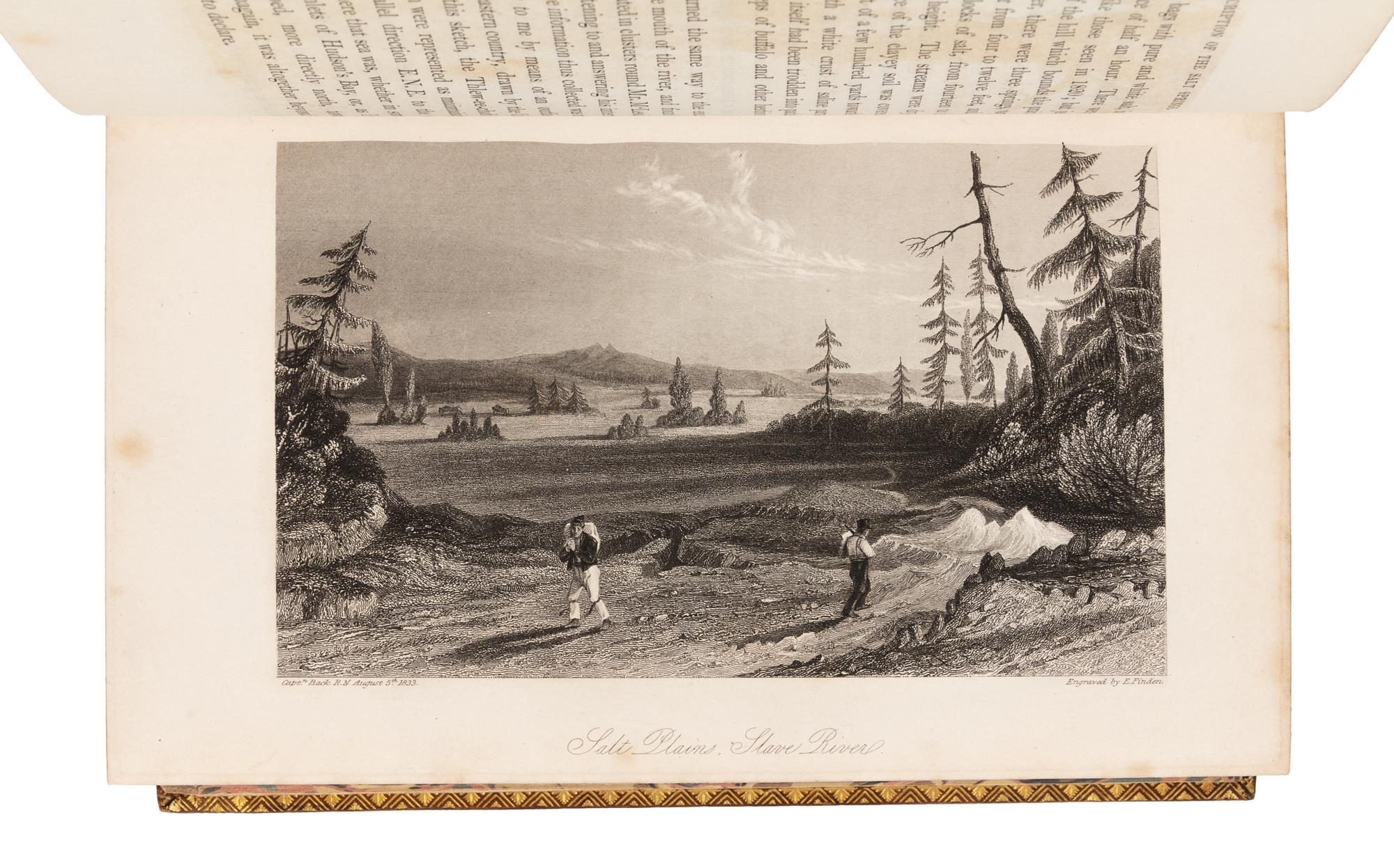 BACK, George, Sir (1796-1878). Narrative of the Arctic Land Expedition to the Mouth of the Great Fish River, and along the shores of th