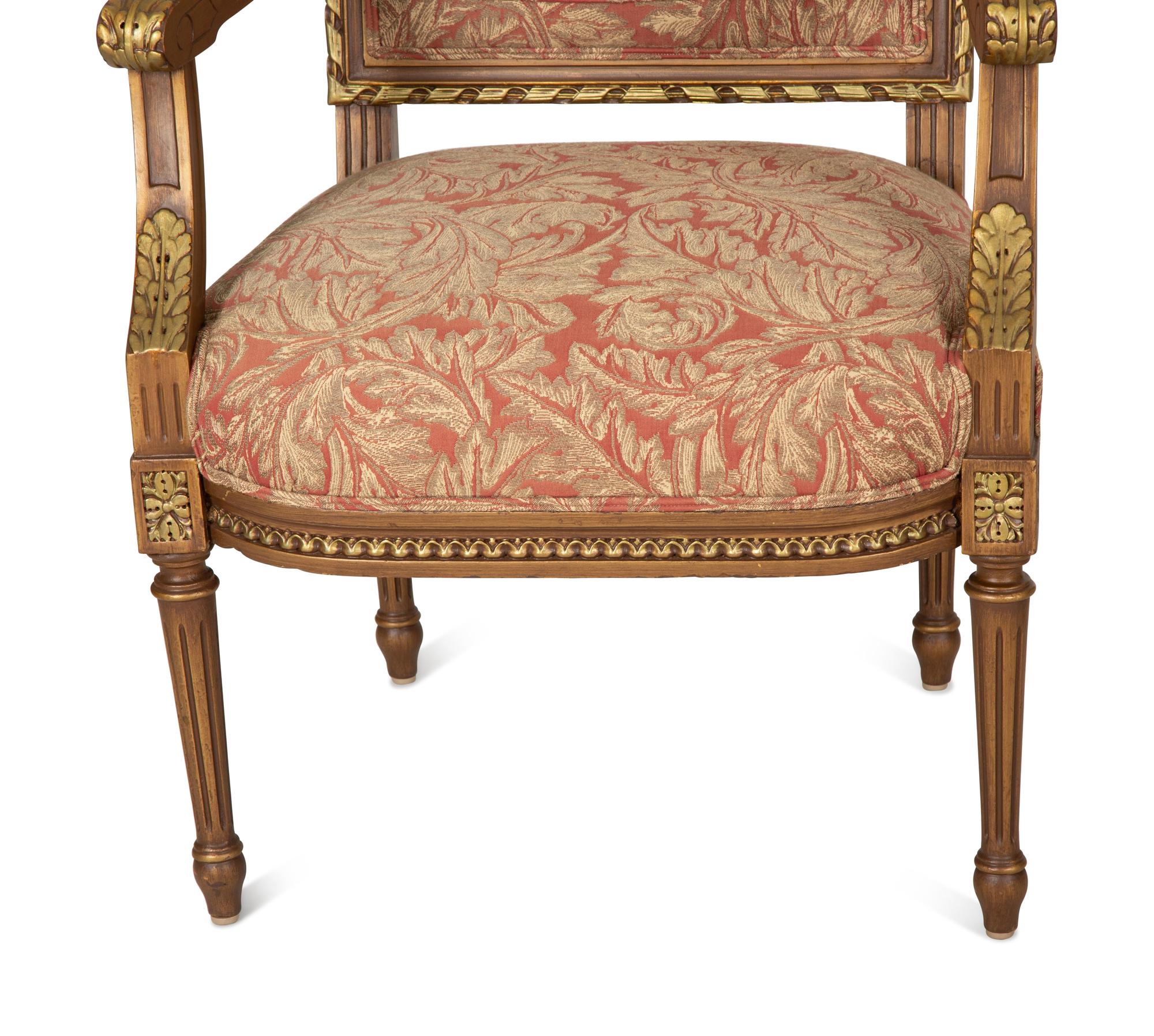 A Pair of Louis XVI Style Fauteuils