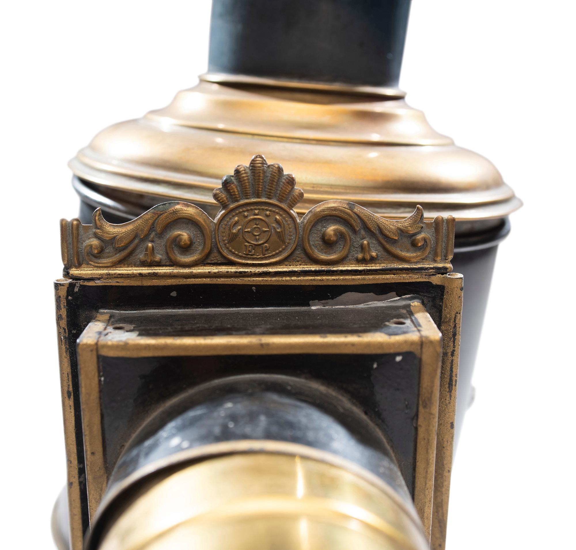 [EARLY PHOTOGRAPHY]. Magic Lantern projector in original box with matching box used to store slides.