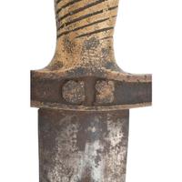 Confederate "CS and Star" Short Sword with Scabbard