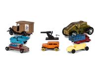 Eight Toy Automobiles