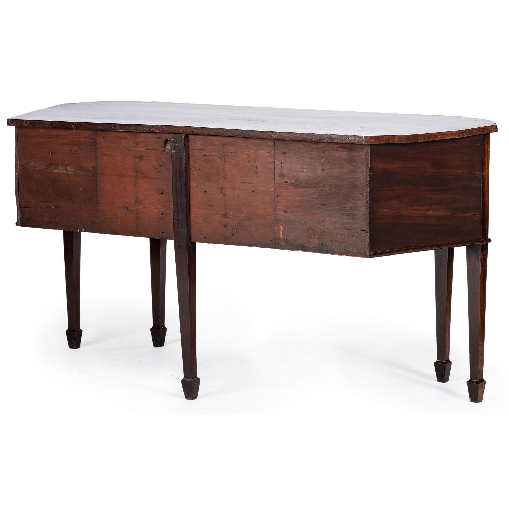 A Gillows of Lancaster Regency Inlaid Mahogany Sideboard