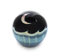 Correia Art Glass, Fountain Valley, California, a surface design paperweight