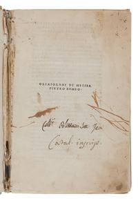 [16th CENTURY PRINTING - VENICE]. A group of 3 works, comprising: